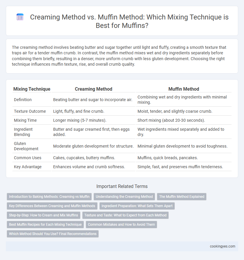 Creaming Method vs. Muffin Method: Which Mixing Technique is Best for Muffins?