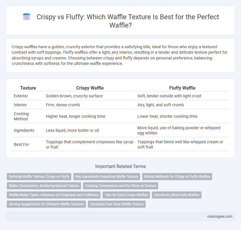 Crispy vs Fluffy: Which Waffle Texture Is Best for the Perfect Waffle?