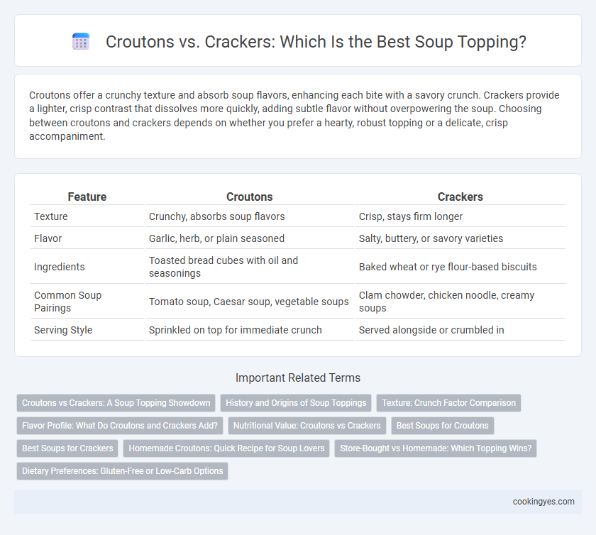Croutons vs. Crackers: Which Is the Best Soup Topping?