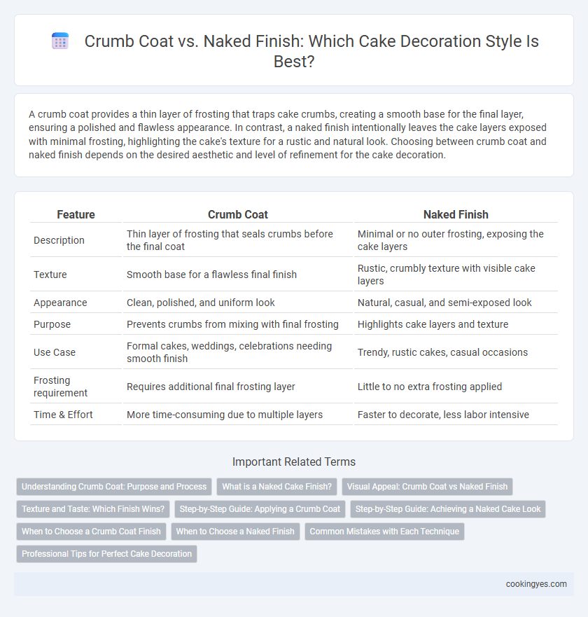 Crumb Coat vs. Naked Finish: Which Cake Decoration Style Is Best?