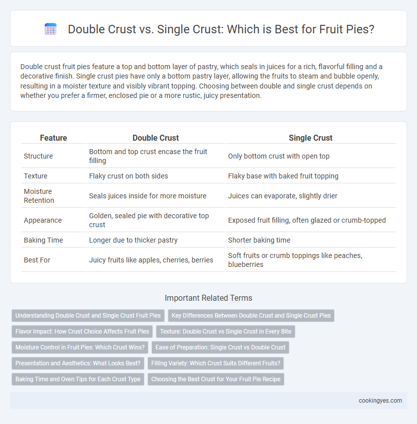 Double Crust vs. Single Crust: Which is Best for Fruit Pies?
