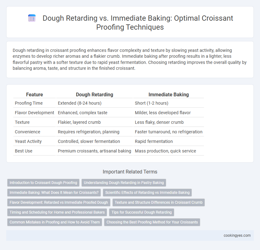 Dough Retarding vs. Immediate Baking: Optimal Croissant Proofing Techniques