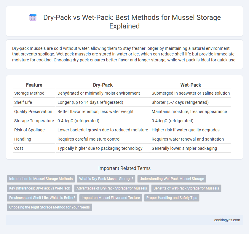 Dry-Pack vs Wet-Pack: Best Methods for Mussel Storage Explained