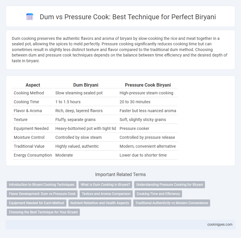 Dum vs Pressure Cook: Best Technique for Perfect Biryani