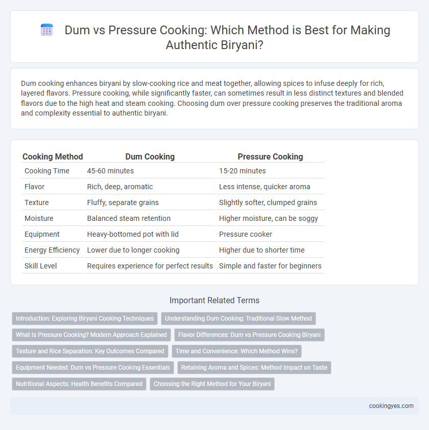 Dum vs Pressure Cooking: Which Method is Best for Making Authentic Biryani?