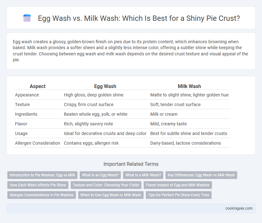 Egg Wash vs. Milk Wash: Which Is Best for a Shiny Pie Crust?