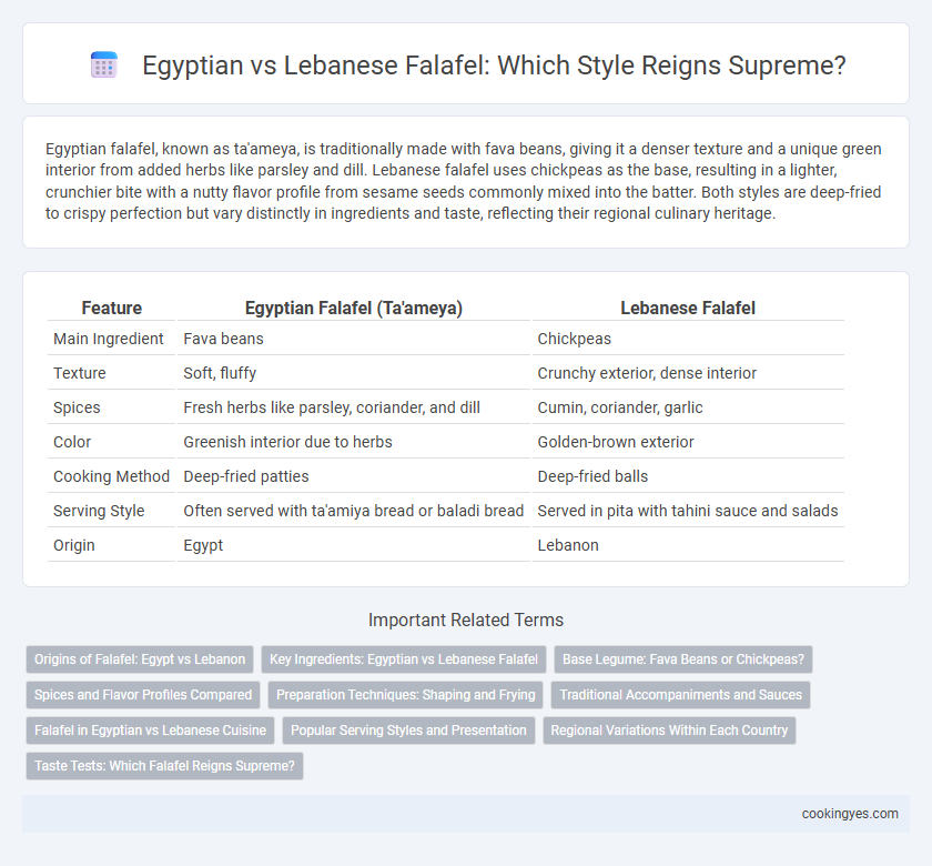Egyptian vs Lebanese Falafel: Which Style Reigns Supreme?