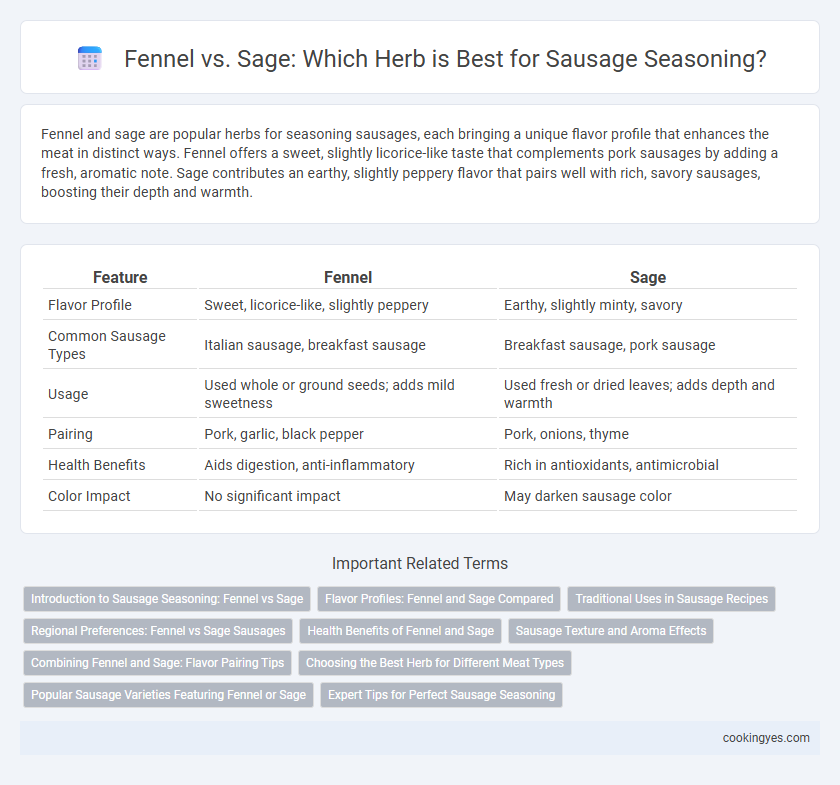 Fennel vs. Sage: Which Herb is Best for Sausage Seasoning?