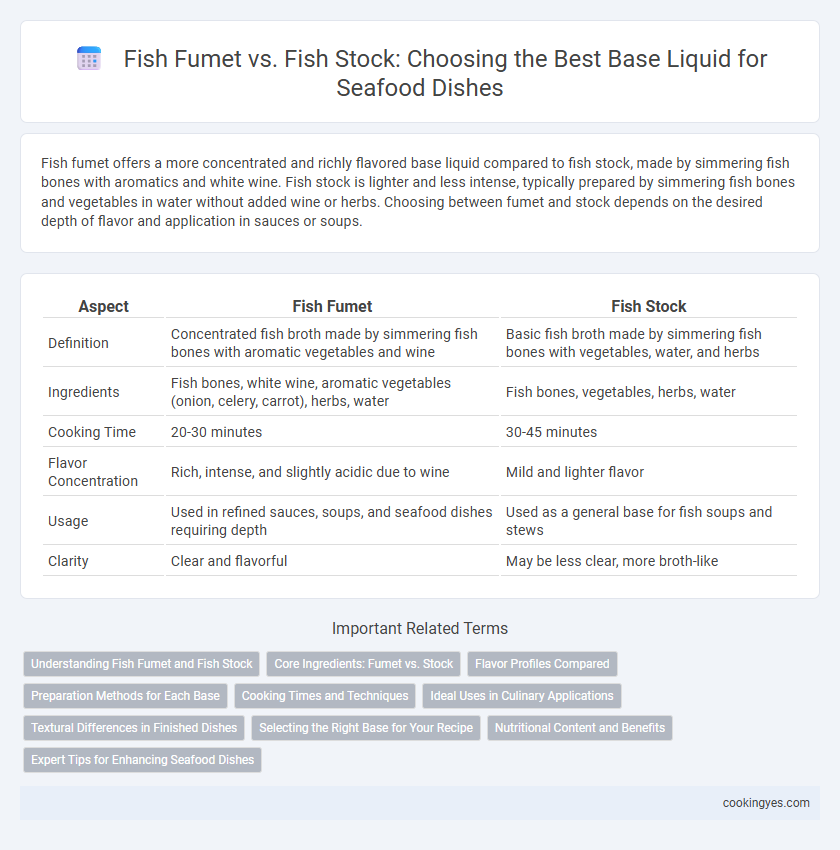 Fish Fumet vs. Fish Stock: Choosing the Best Base Liquid for Seafood Dishes