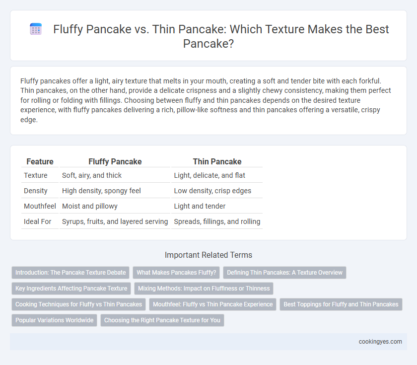 Fluffy Pancake vs. Thin Pancake: Which Texture Makes the Best Pancake?
