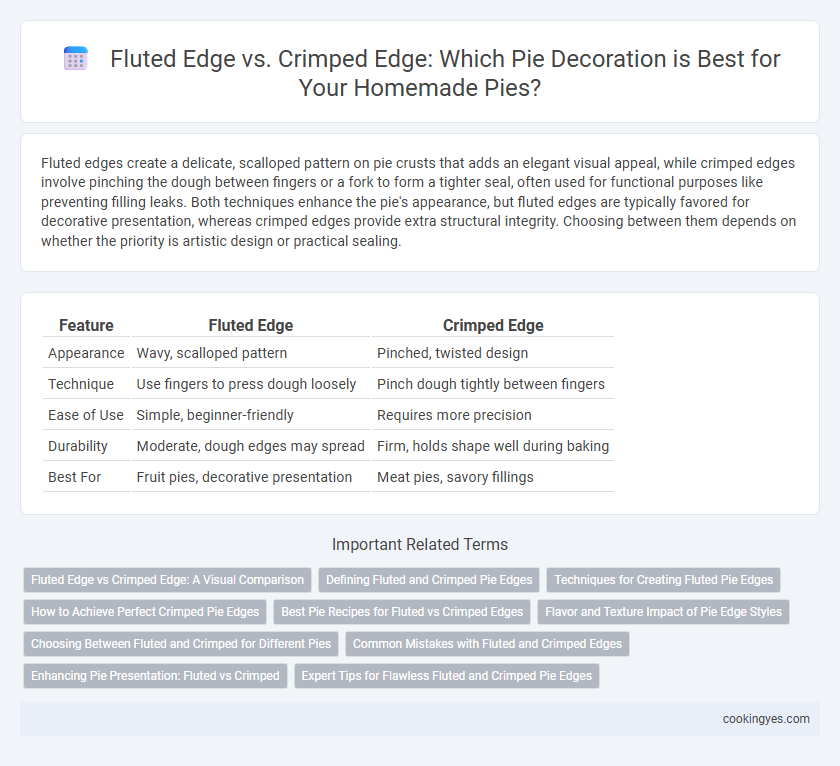 Fluted Edge vs. Crimped Edge: Which Pie Decoration is Best for Your Homemade Pies?