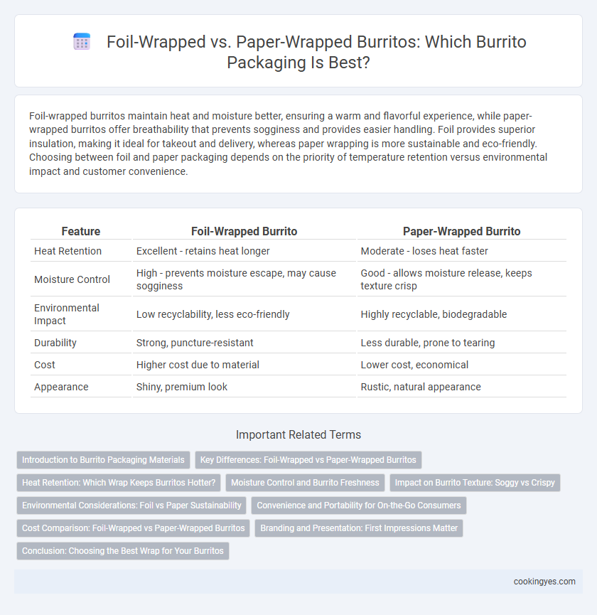 Foil-Wrapped vs. Paper-Wrapped Burritos: Which Burrito Packaging Is Best?