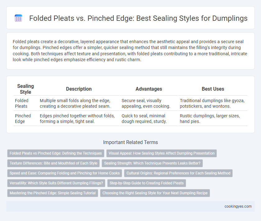 Folded Pleats vs. Pinched Edge: Best Sealing Styles for Dumplings