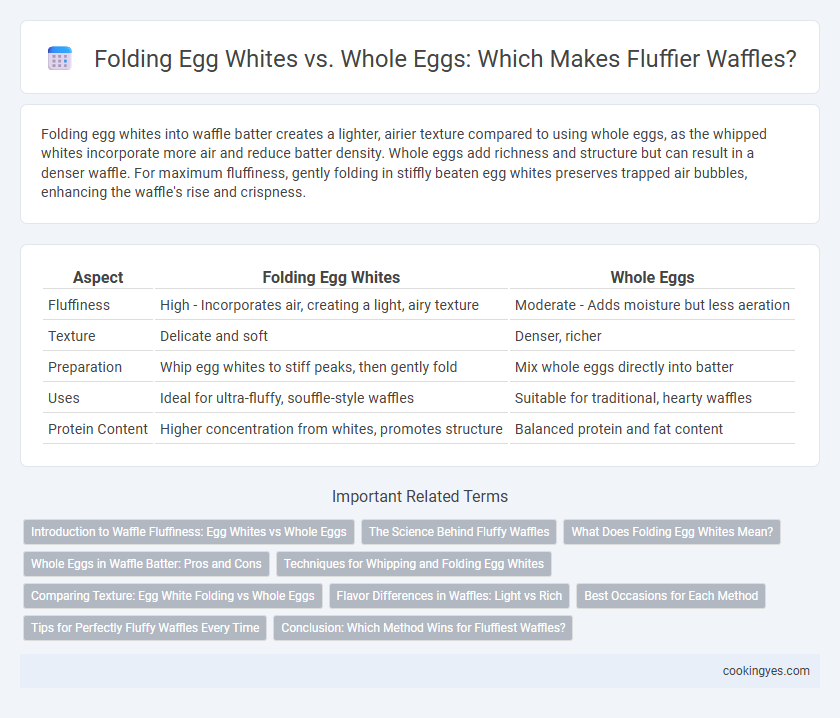 Folding Egg Whites vs. Whole Eggs: Which Makes Fluffier Waffles?