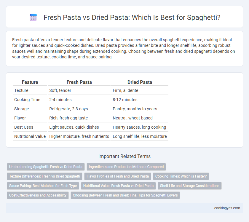 Fresh Pasta vs Dried Pasta: Which Is Best for Spaghetti?