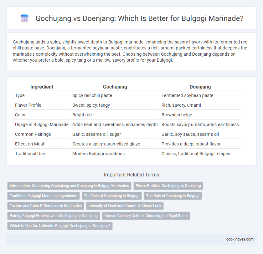 Gochujang vs Doenjang: Which Is Better for Bulgogi Marinade?