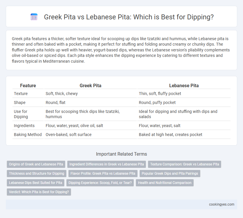 Greek Pita vs Lebanese Pita: Which is Best for Dipping?