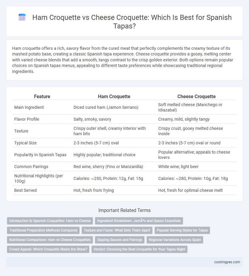 Ham Croquette vs Cheese Croquette: Which Is Best for Spanish Tapas?
