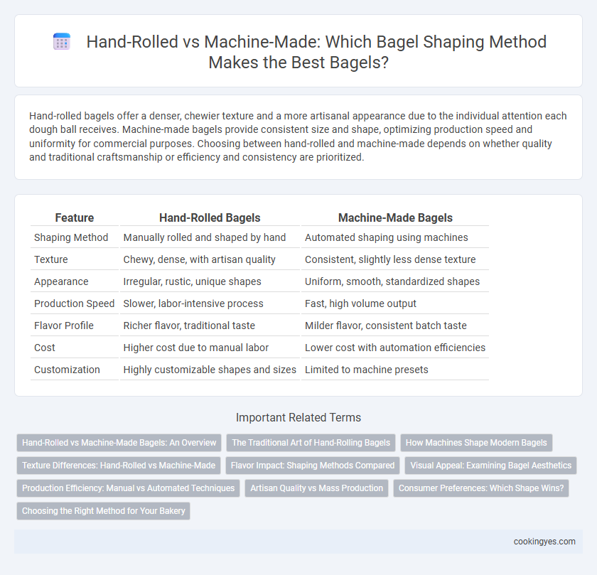 Hand-Rolled vs Machine-Made: Which Bagel Shaping Method Makes the Best Bagels?