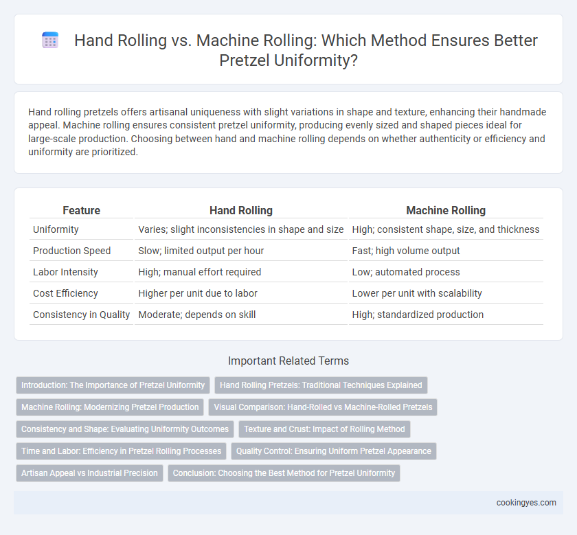 Hand Rolling vs. Machine Rolling: Which Method Ensures Better Pretzel Uniformity?