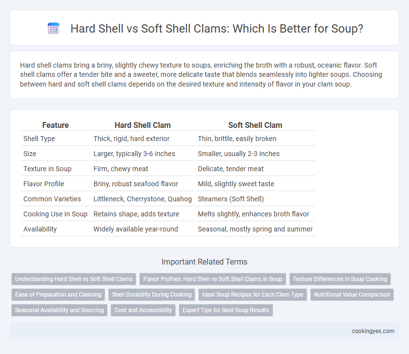 Hard Shell vs Soft Shell Clams: Which Is Better for Soup?