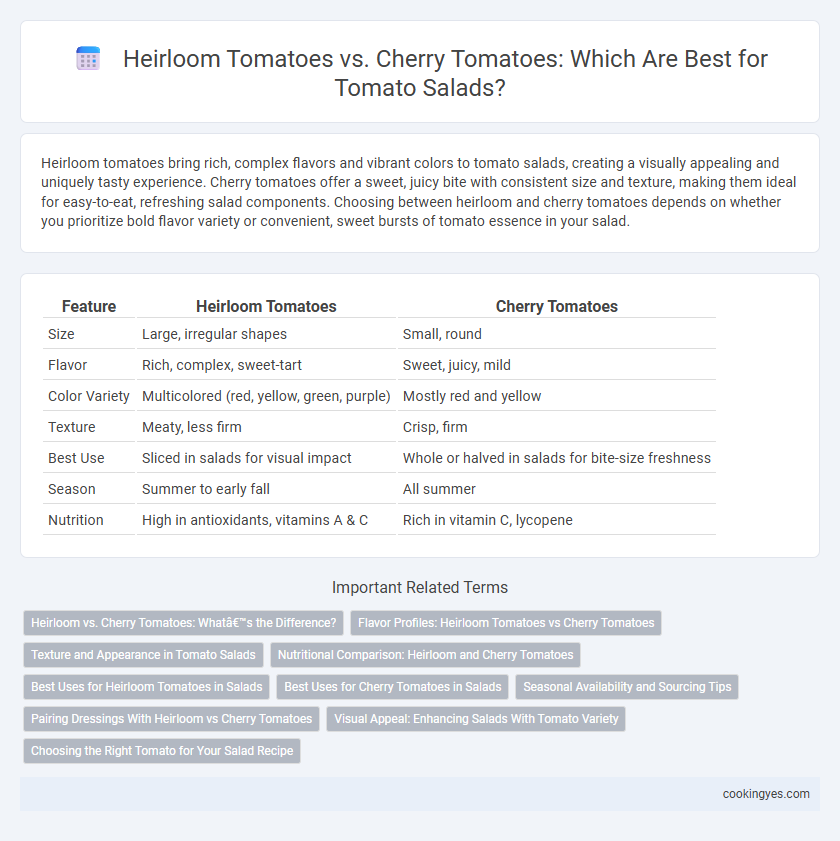 Heirloom Tomatoes vs. Cherry Tomatoes: Which Are Best for Tomato Salads?