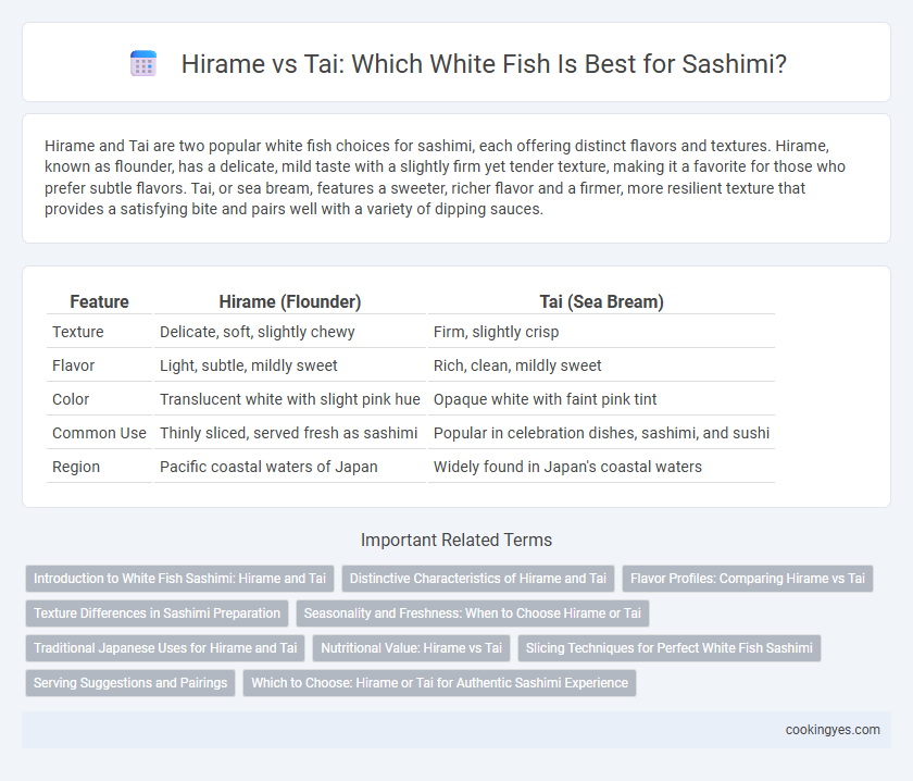 Hirame vs Tai: Which White Fish Is Best for Sashimi?