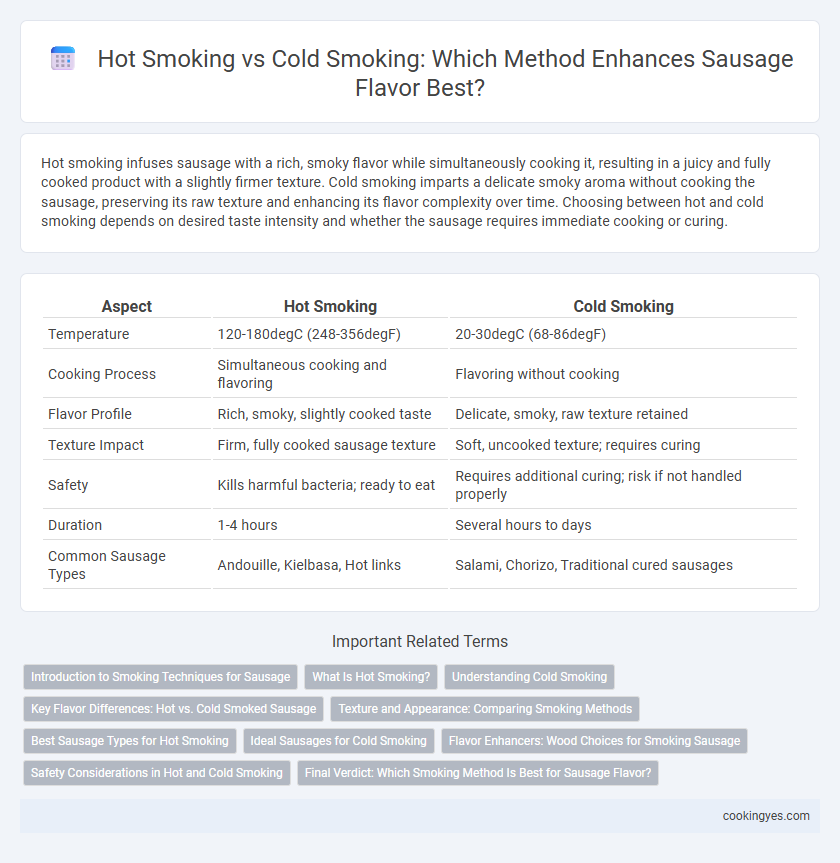 Hot Smoking vs Cold Smoking: Which Method Enhances Sausage Flavor Best?