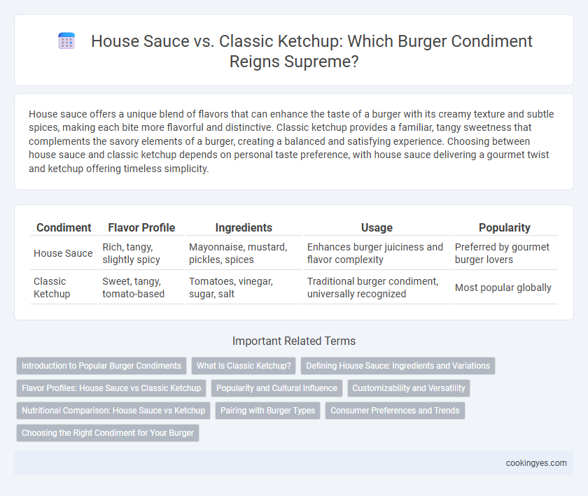 House Sauce vs. Classic Ketchup: Which Burger Condiment Reigns Supreme?