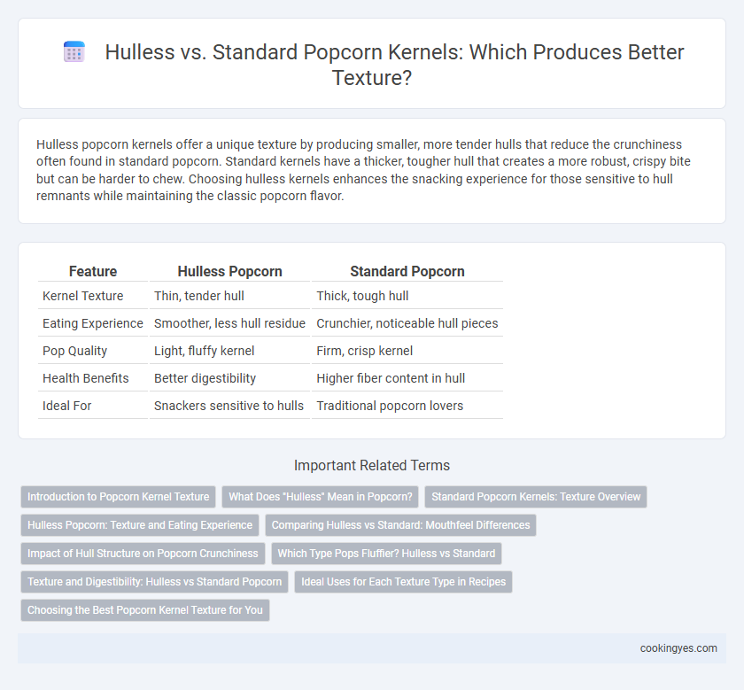 Hulless vs. Standard Popcorn Kernels: Which Produces Better Texture?