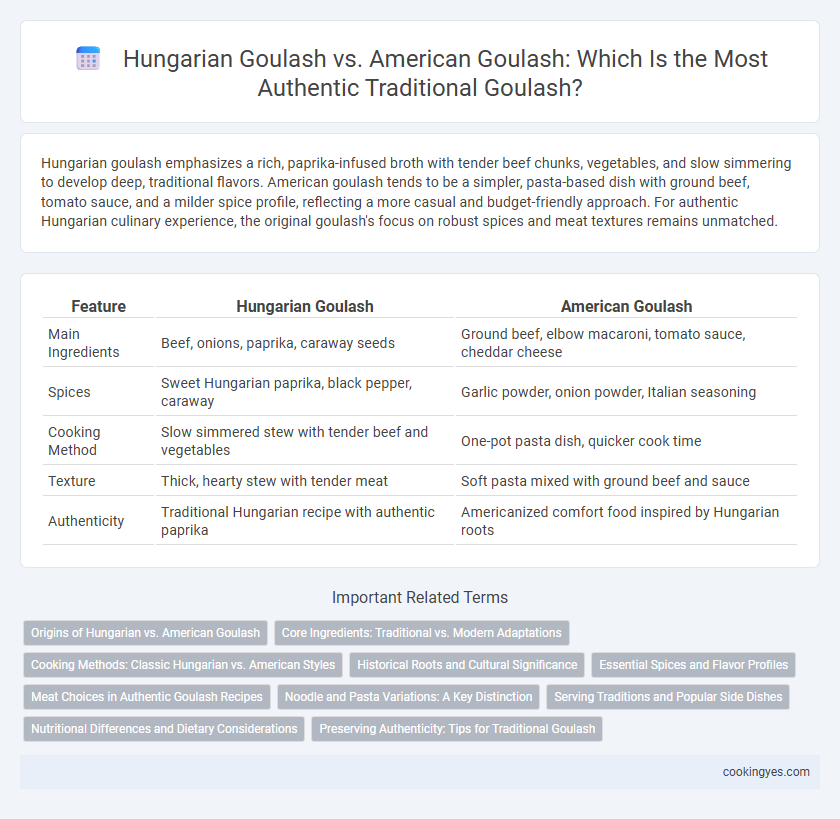 Hungarian Goulash vs. American Goulash: Which Is the Most Authentic Traditional Goulash?