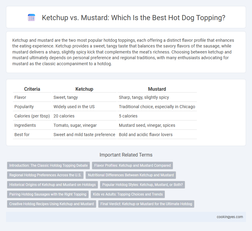 Ketchup vs. Mustard: Which Is the Best Hot Dog Topping?