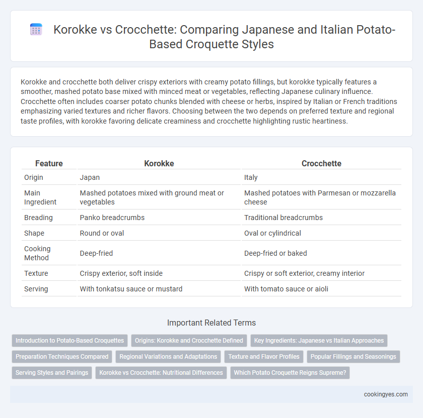 Korokke vs Crocchette: Comparing Japanese and Italian Potato-Based Croquette Styles