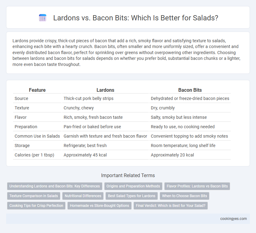 Lardons vs. Bacon Bits: Which Is Better for Salads?