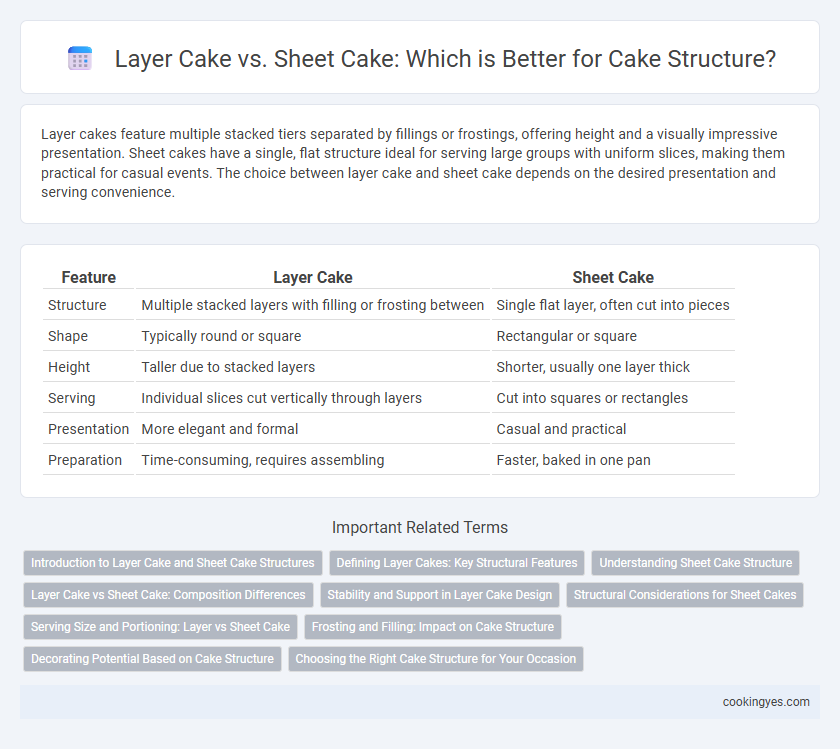 Layer Cake vs. Sheet Cake: Which is Better for Cake Structure?
