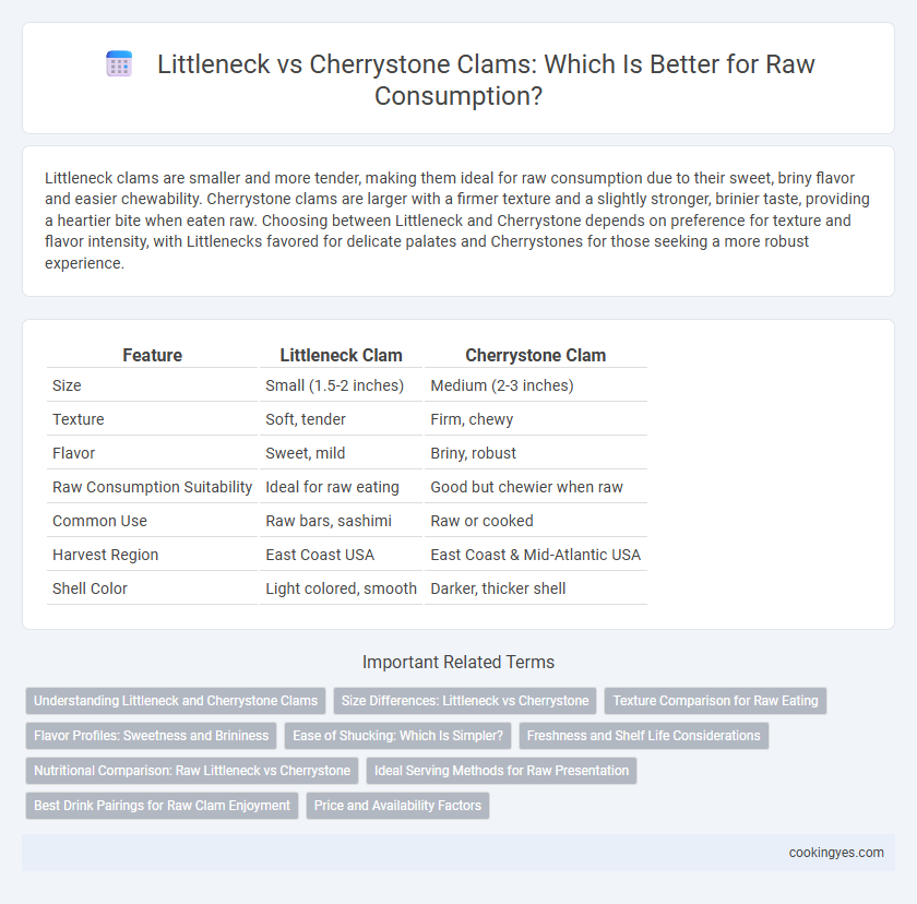 Littleneck vs Cherrystone Clams: Which Is Better for Raw Consumption?