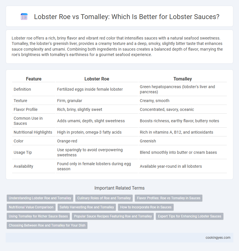 Lobster Roe vs Tomalley: Which Is Better for Lobster Sauces?