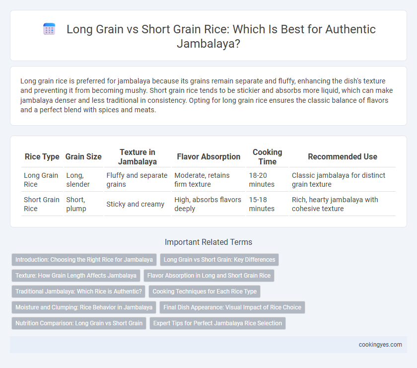 Long Grain vs Short Grain Rice: Which Is Best for Authentic Jambalaya?