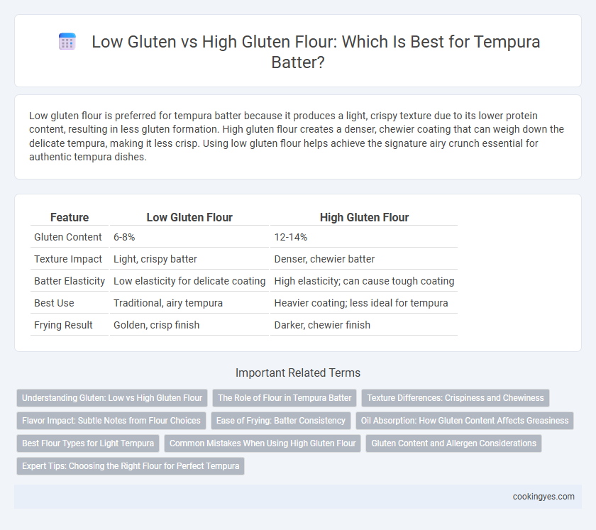 Low Gluten vs High Gluten Flour: Which Is Best for Tempura Batter?