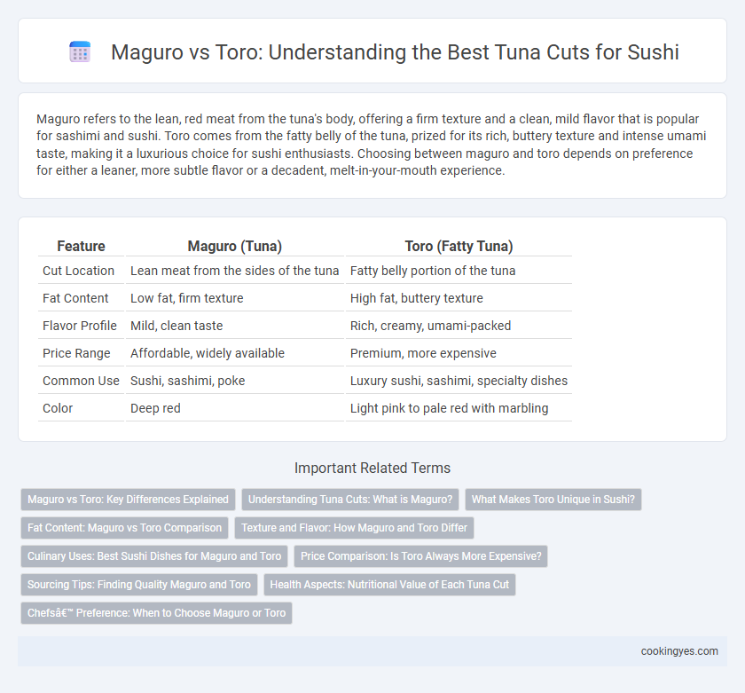 Maguro vs Toro: Understanding the Best Tuna Cuts for Sushi