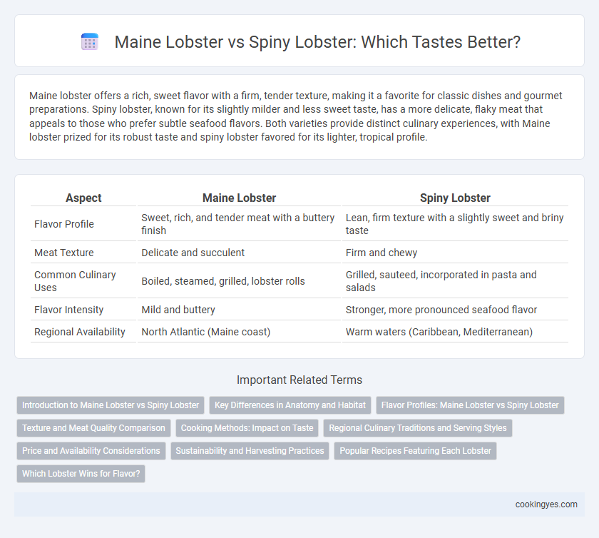 Maine Lobster vs Spiny Lobster: Which Tastes Better?
