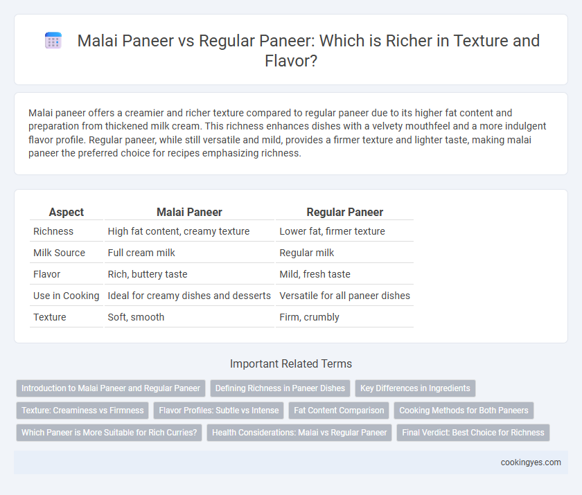 Malai Paneer vs Regular Paneer: Which is Richer in Texture and Flavor?