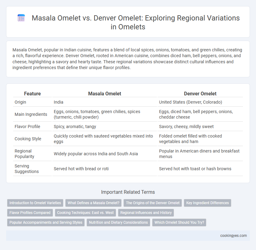 Masala Omelet vs. Denver Omelet: Exploring Regional Variations in Omelets
