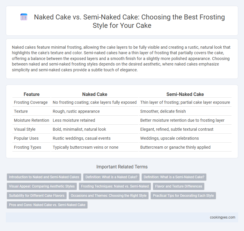 Naked Cake vs. Semi-Naked Cake: Choosing the Best Frosting Style for Your Cake