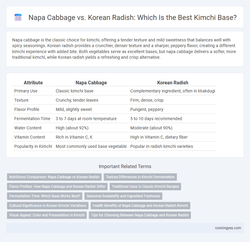 Napa Cabbage vs. Korean Radish: Which Is the Best Kimchi Base?