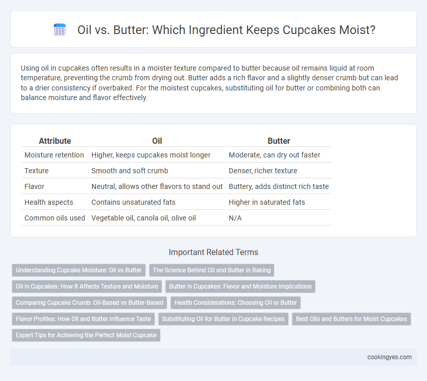 Oil vs. Butter: Which Ingredient Keeps Cupcakes Moist?