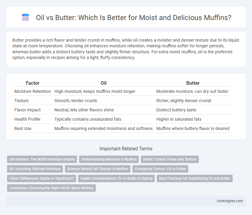 Oil vs Butter: Which Is Better for Moist and Delicious Muffins?