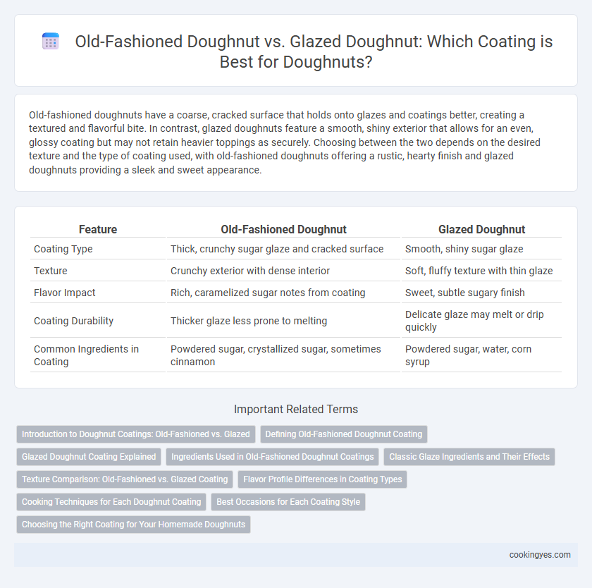 Old-Fashioned Doughnut vs. Glazed Doughnut: Which Coating is Best for Doughnuts?