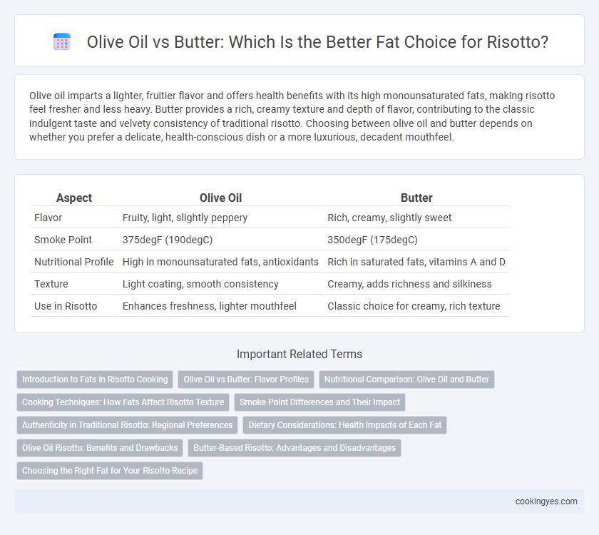 Olive Oil vs Butter: Which Is the Better Fat Choice for Risotto?