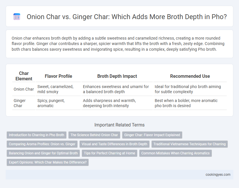 Onion Char vs. Ginger Char: Which Adds More Broth Depth in Pho?